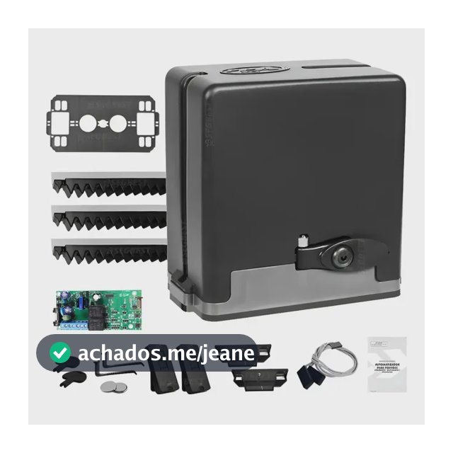 Ppa kit motor portao eletronico Dz Stark home 400 2m Cremalheiras 400kg frequência 60hz tamanho da engrenagem Z14