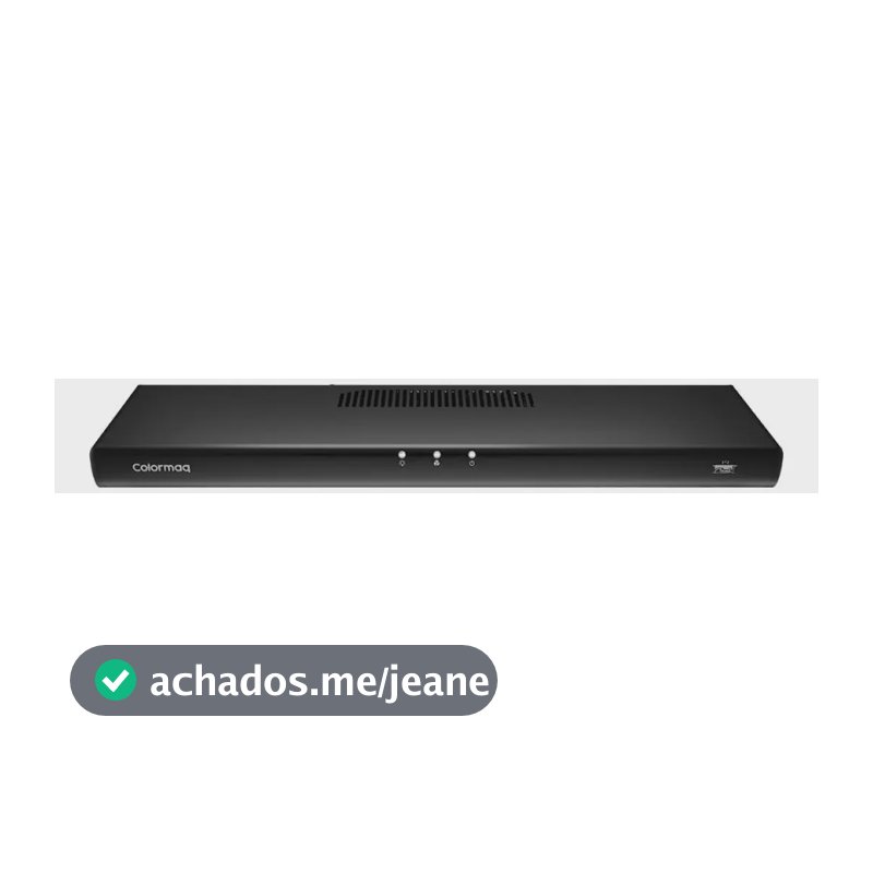 Depurador De Ar Colormaq Cook 80cm Preto