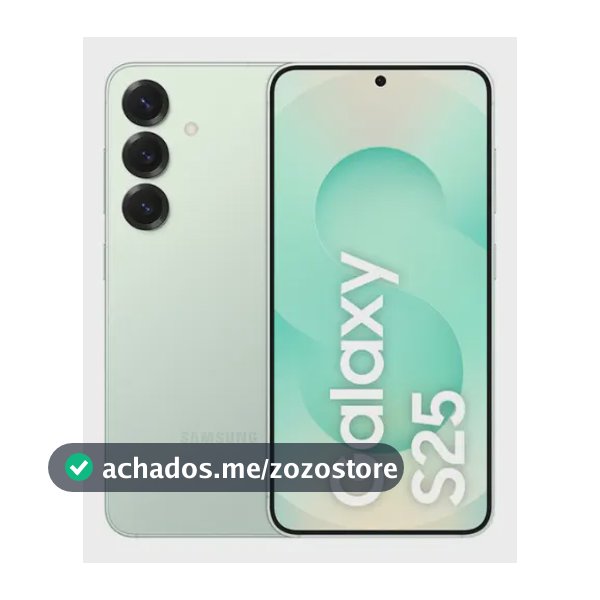 Samsung Galaxy S25 5G, 256GB, 12GB, Câmera Tripla - Verde claro