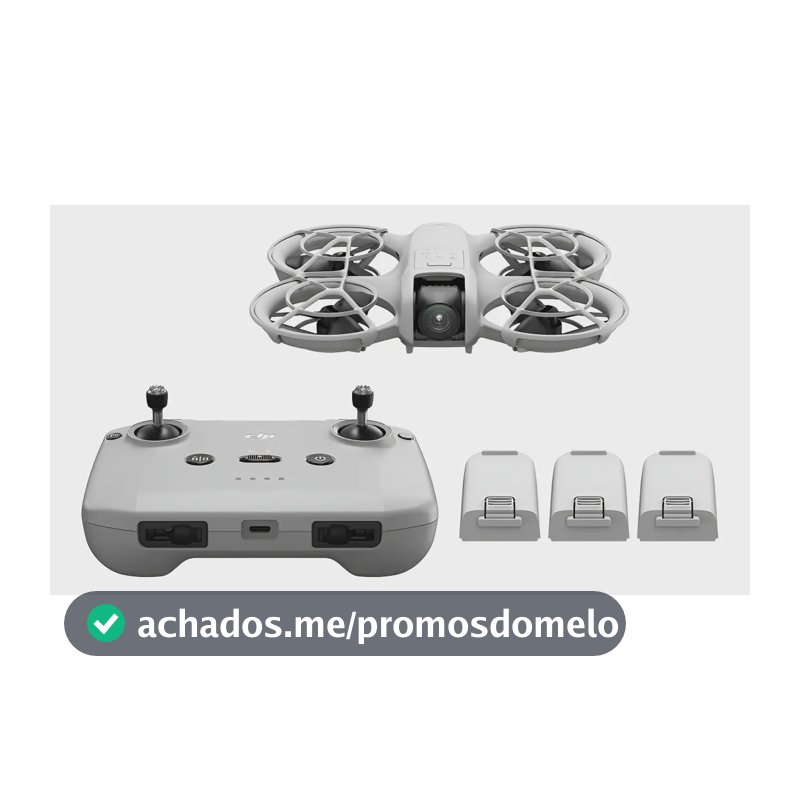 Drone Dji Neo Fly More Combo Cinza
