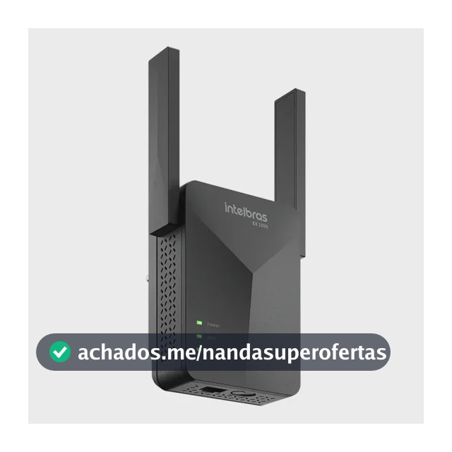 Extensor Mesh Wi-fi6 Ex1500 Preto Intelbras