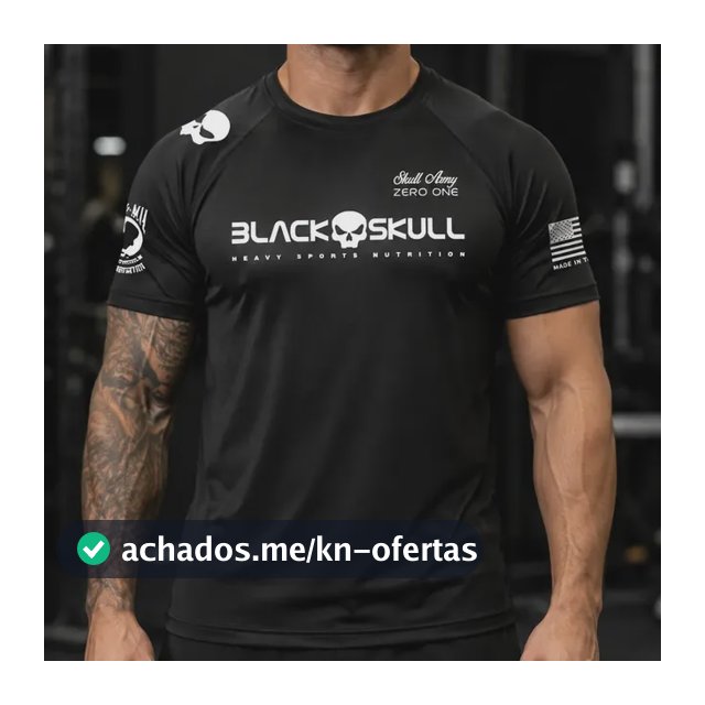 Camiseta Black Skull Dry Fit Soldado Bope Preta Original