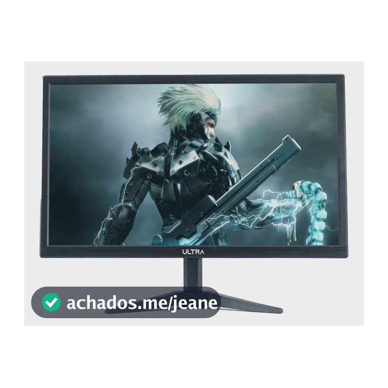 Monitor Led 20 Ultra Hd+ Hdmi Vga 75hz Widescreen Preto