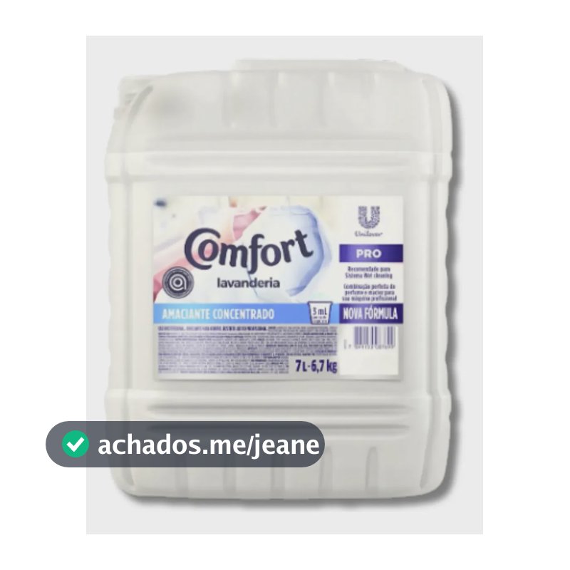 Amaciante 7 L Comfort Pro Lavanderia Unilever
