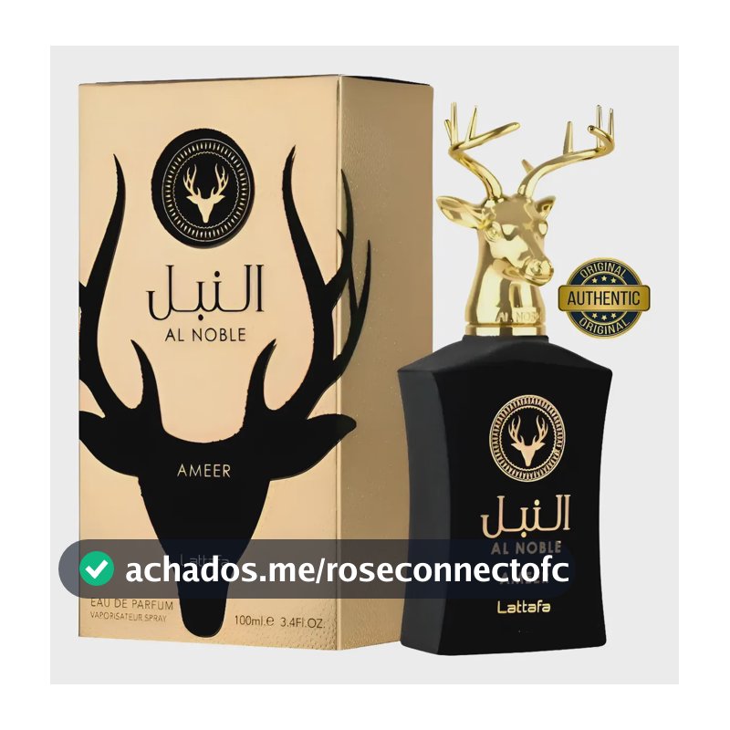 Perfume Arabe Lattafa Al Noble Ameer 100 Ml Masculino