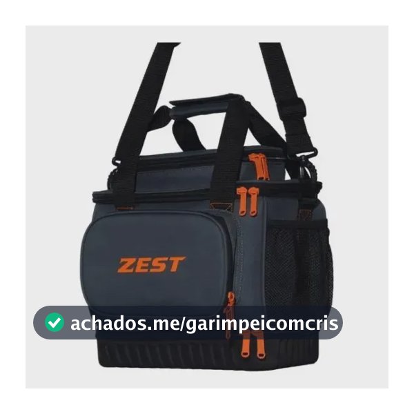 Bolsa Pesca Zest Zbp015 2026 Cinza Liso