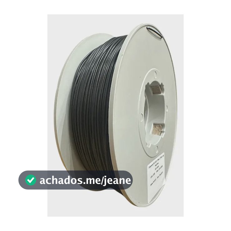 Filamento Pla Eco+ Preto 1,75mm 1kg Polyflow