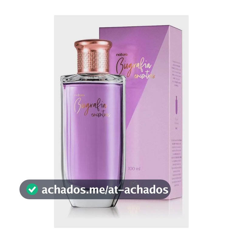 Perfume Biografia Encontros Natura Feminino 100ml
