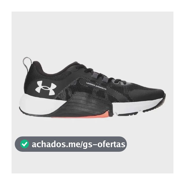 Tênis Masculino Esportivo Tribase Reps Under Armour pgray Liso 40