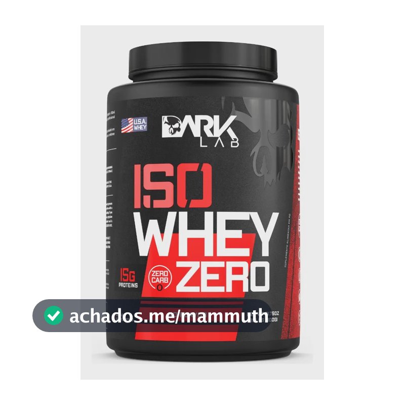 Whey Isolado Zero Carb 900g Natural - Dark Lab (Low Carb)