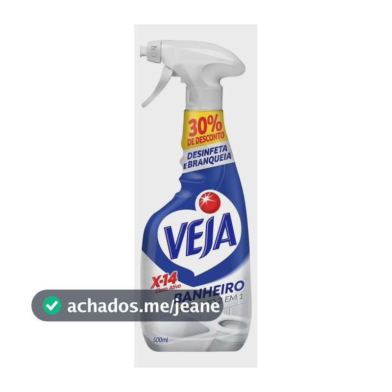 Spray Tira Limo Veja Banheiro X14 500ml