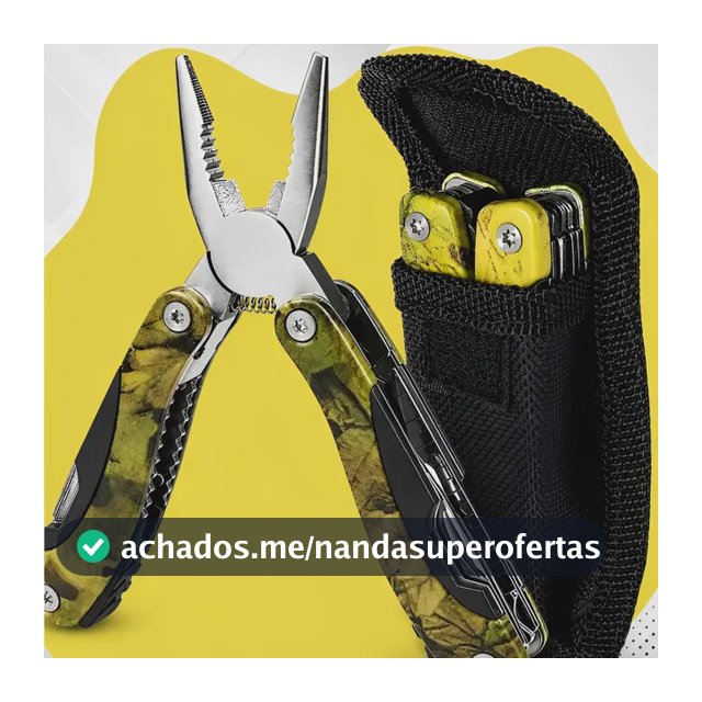 Ferramenta Alicate Canivete Multifuncional Inox Suiço Rambo