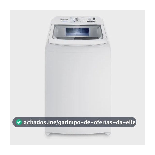 Máquina de Lavar 17kg Electrolux Essential Care com Cesto Inox, Jet&Clean e Ultra Filter LED17