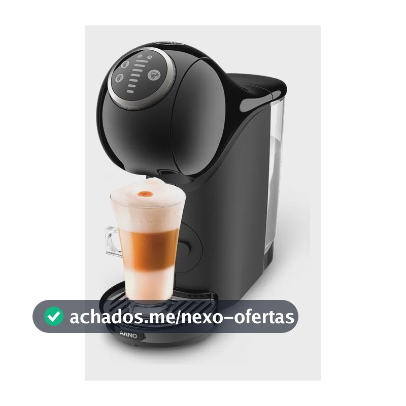 Cafeteira Nescafé Dolce Gusto Arno Genio S Plus Preto Cápsulas