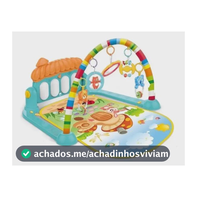 Wakaii Tapete Musical Infantil Verde Piano Champiñón