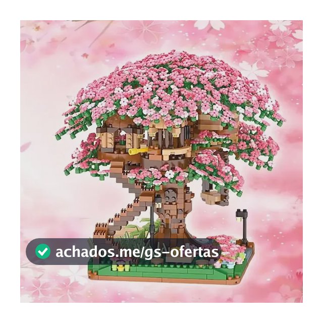 Blocos 2008pcs De Construção Flor De Cerejeira Sakura Árvore Flor De Cerejeira