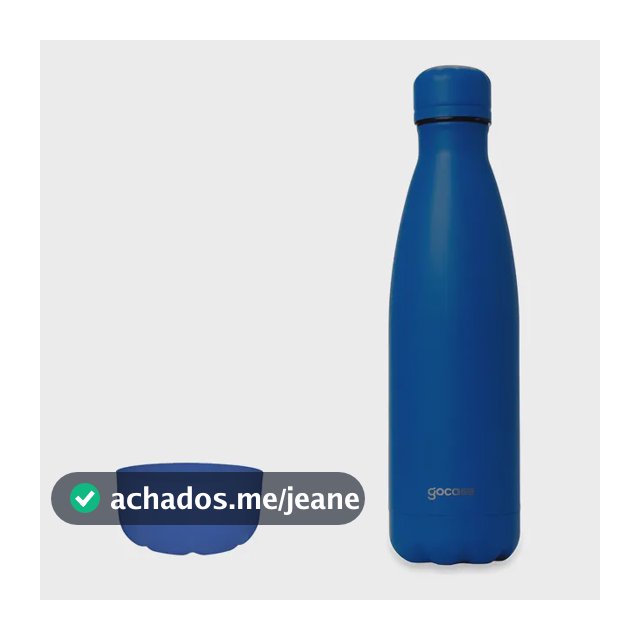Kit De Garrafa Térmica Urban 500ml Gocase + Base De Silicone