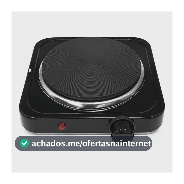Fogão Cooktop Chapa Nza Fogão Elétrico 1200w - 1 Queimador