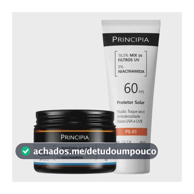 Principia Kit Hidratação E Proteção Facial Ch-o1 + Ps-01 Todo Tipo De Pele Dia/noite