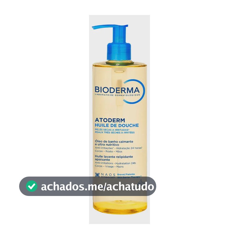 Bioderma Atoderm Óleo De Banho Higiene Hidratante Diária 200ml