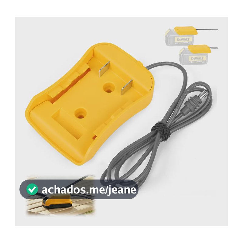Starlink Mini Adaptador Bateria Para Dewalt Carregador Dc 20v