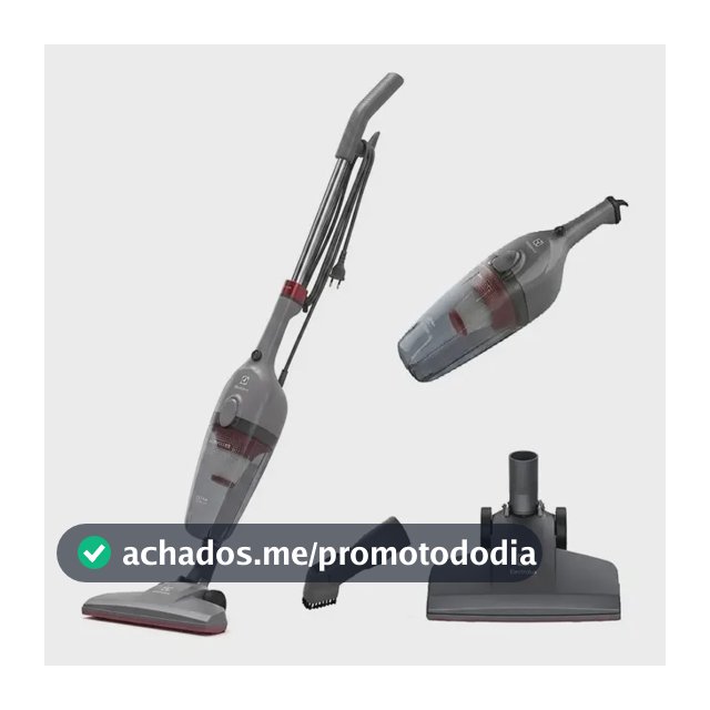 Aspirador de Pó Vertical Electrolux 1450W STK15 com Fio Portátil de Mão 2 em 1 e 1,6 Litros de capacidade com Filtro Hepa Cinza-escuro