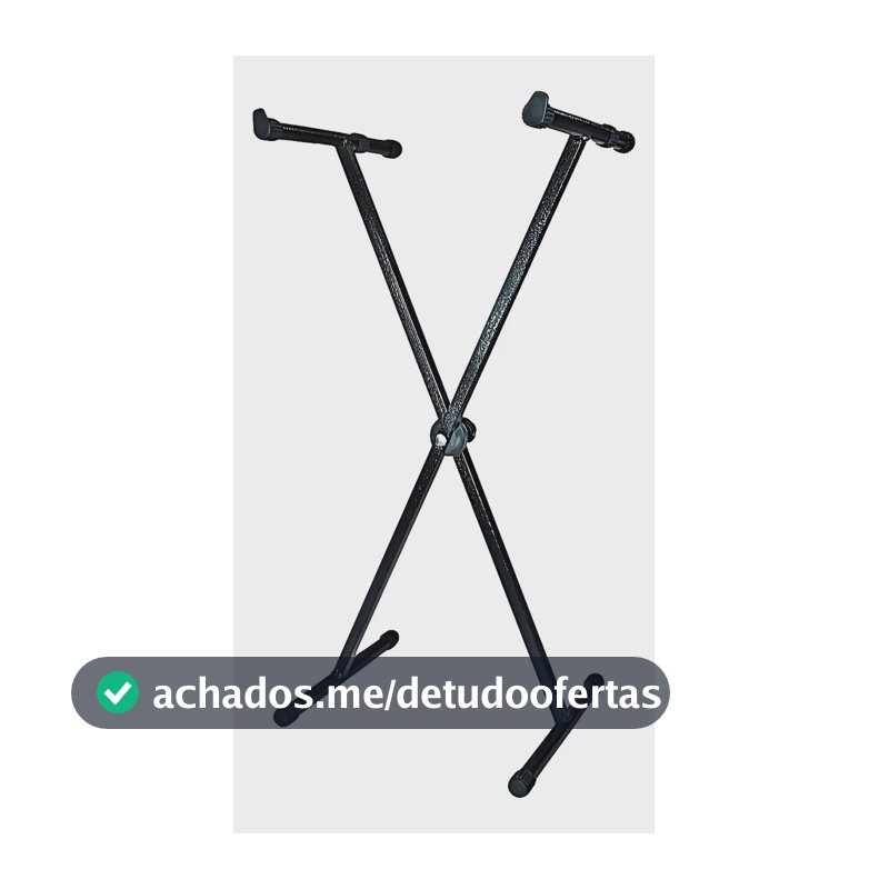 Suporte Ask X10sp Teclado Musical Estante Pedestal Até 20kg Preto