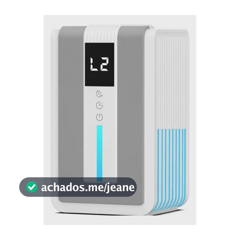 Desumidificador 1200ml Ambiente Antimofo Desumidificadores Branco 127/220v