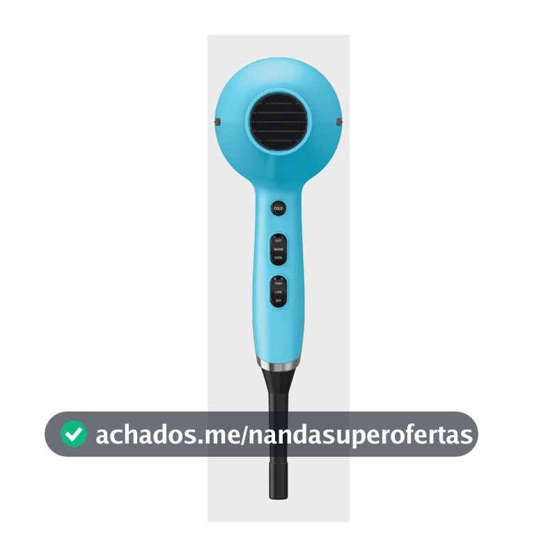 Secador De Cabelo Conair Infusão Hialurônica 1875w 127v Azul Azul 127v