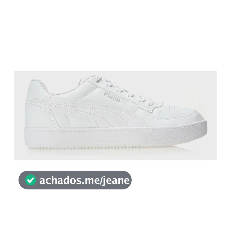 Tênis Feminino Caven 2.0 Puma Puma White-puma Silver Liso 37 Br