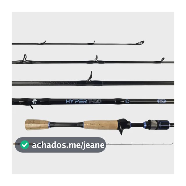 Vara P/ Carretilha Em Carbono Im7 Hyper Pro (1,68m) 10-20lbs