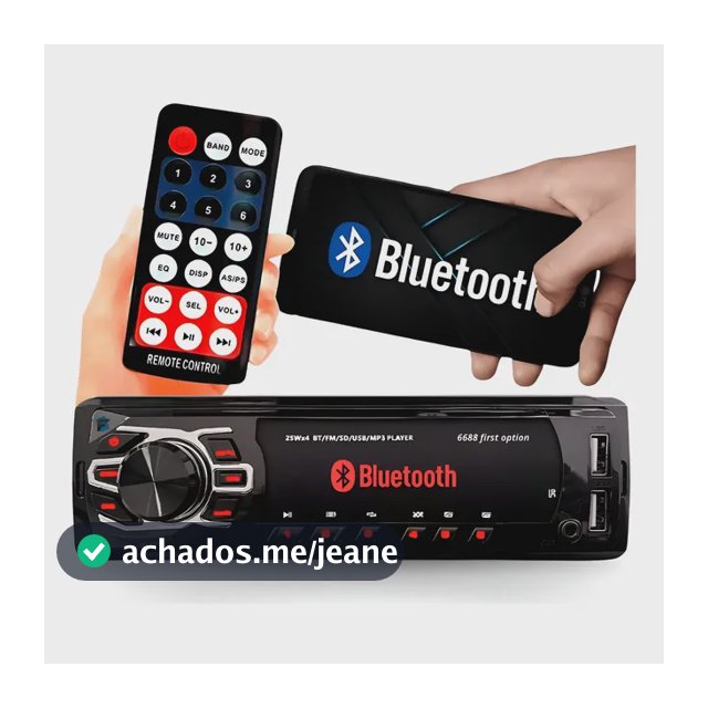 Radio Automotivo Sem Toca Cd Mp3 Player Bluetooth First Usb