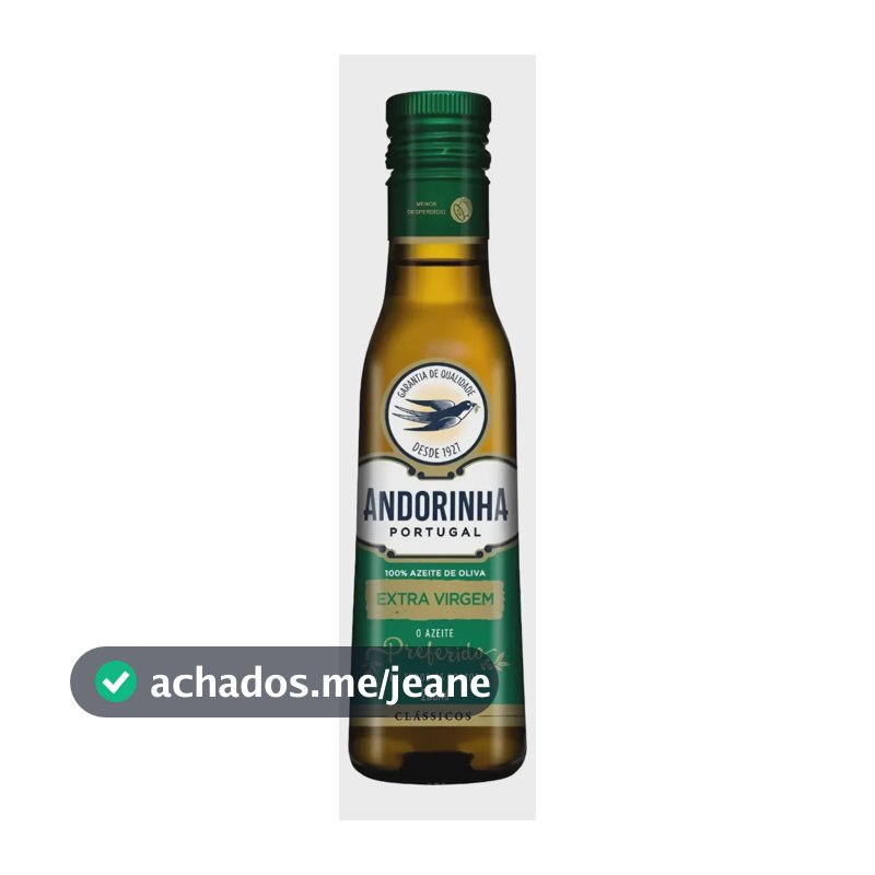 Azeite de Oliva Extra Virgem Português Andorinha Clássicos Vidro 250ml