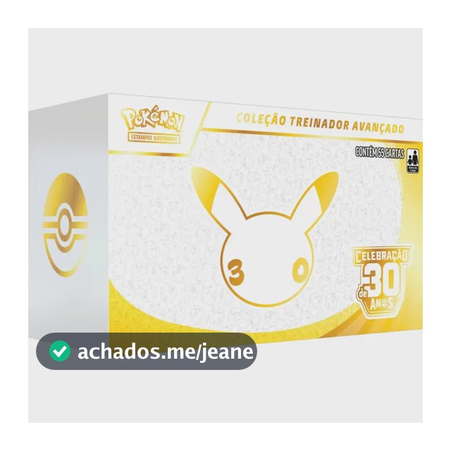 Pokémon Etb Celebração De 30 Anos  Treinador Avançado