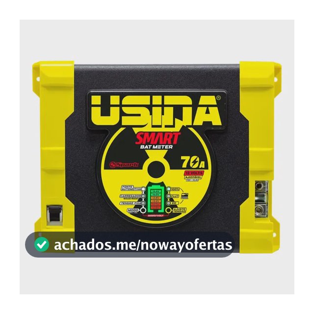 Fonte Carregador Spark Usina Smart 70A Bivolt 12,5V 14,4V