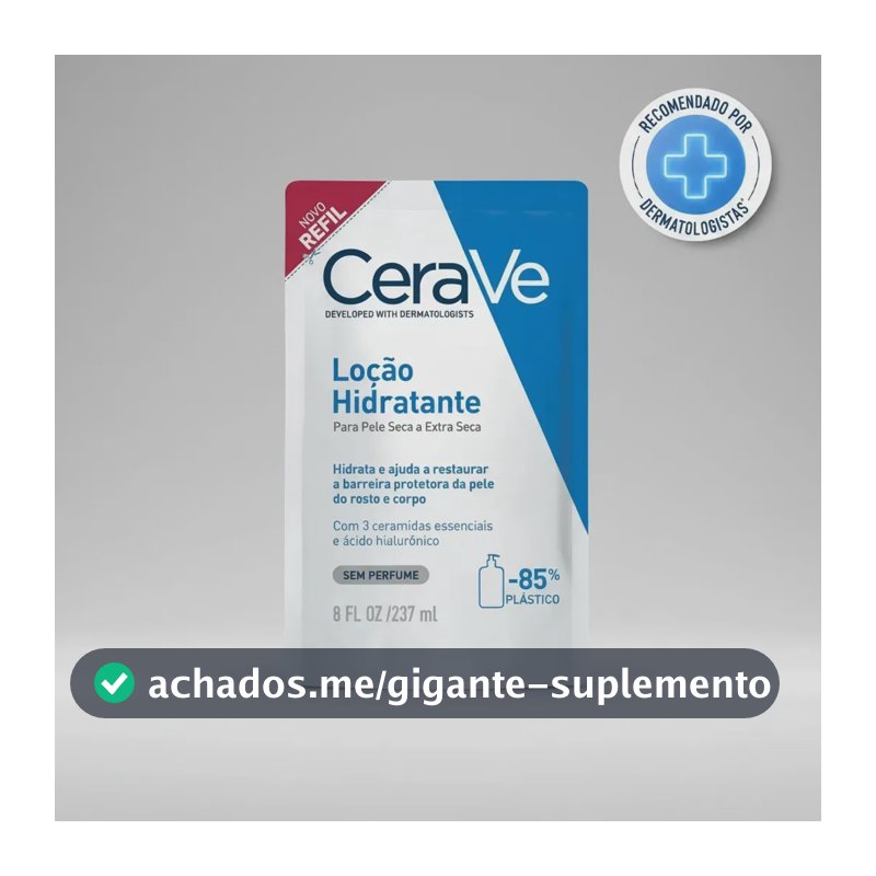 Loção Hidratante Para Pele Seca A Extra Seca Refil 237ml Cerave