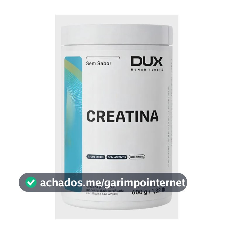 Creatina monohidratada Dux Human Health em pó Sem sabor x 600g