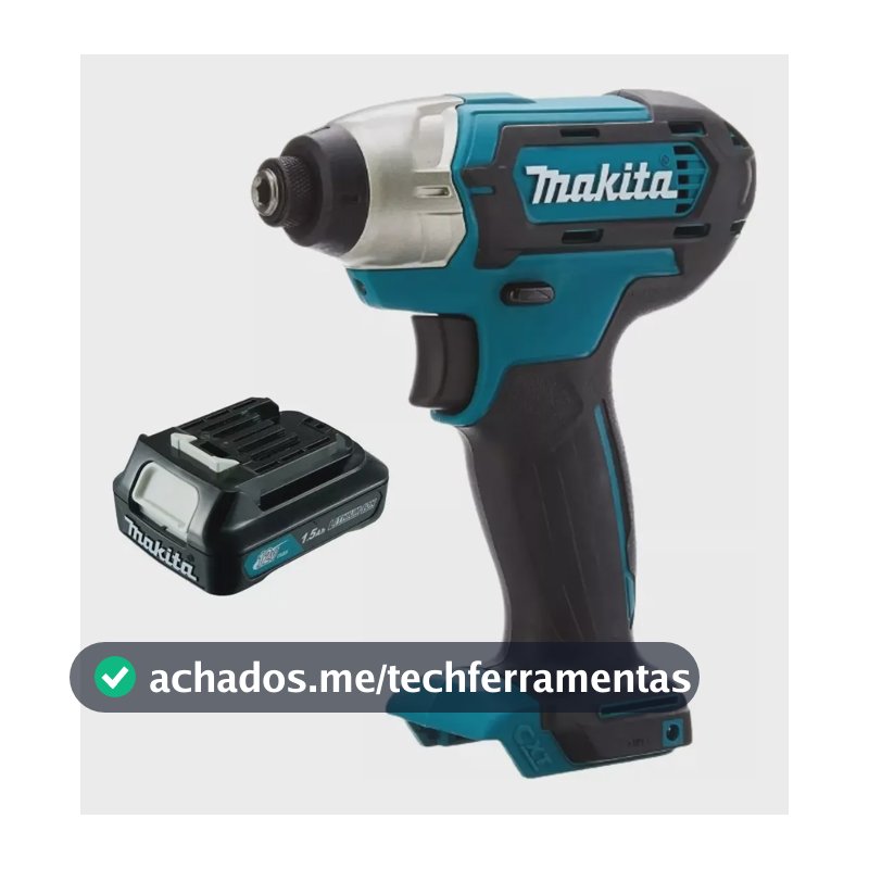 Parafusadeira Chave Impacto 12v Td110dz Makita S/carregador Azul-turquesa 127/220v