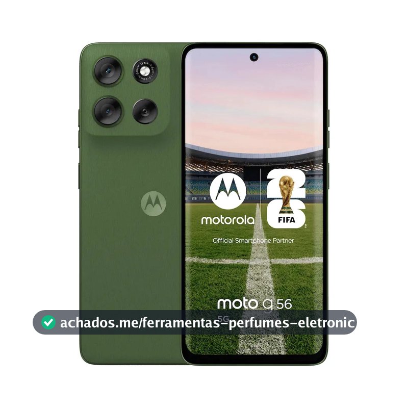 Celular Motorola Moto G56 256gb + 12gb Ram 5g Dual Sim Green