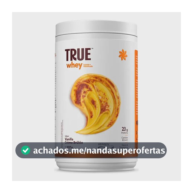 True Whey Protein Crème Brûllè 837g True Source