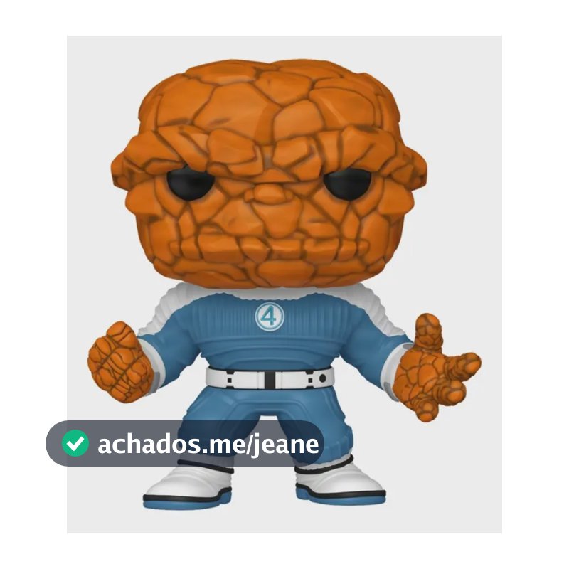 Boneco Funko Pop! Marvel Quarteto Fantástico - O Coisa