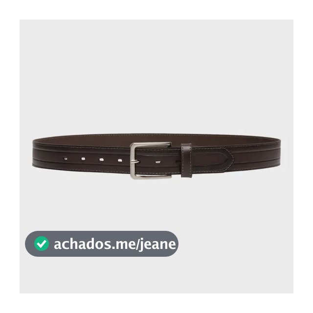 Cinto Masculino 2 Essential Casual Couro Legítimo