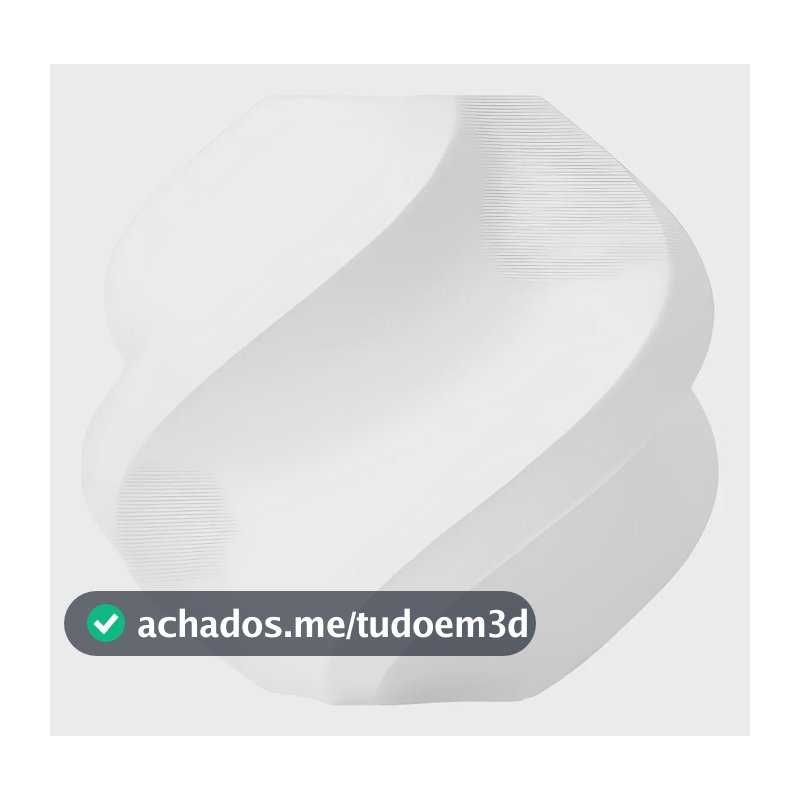 Filamento Pla Lite Bambu Lab Refil Sem Carretel Branco 1 Kg
