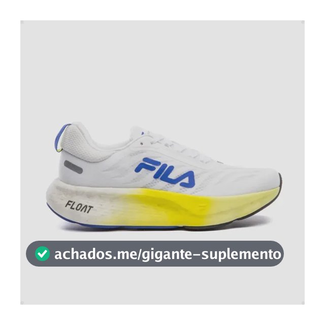 Tênis Fila Float Maxxi 2 Corrida Amortecimento Branco 43 Br