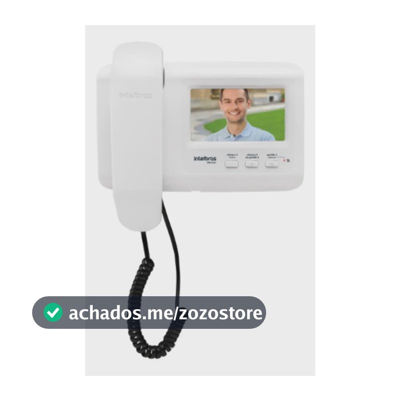 Módulo Interno para Videoporteiro IVR 1010 IN Branco Intelbras