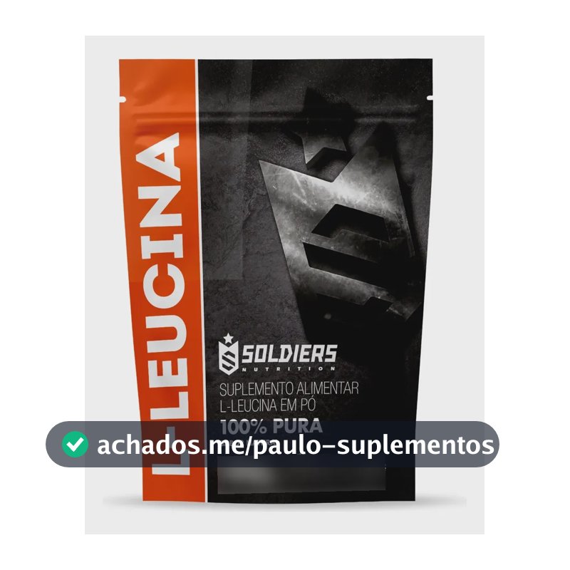 Leucina Em Pó 500g - 100% Pura Importada 100% Puro