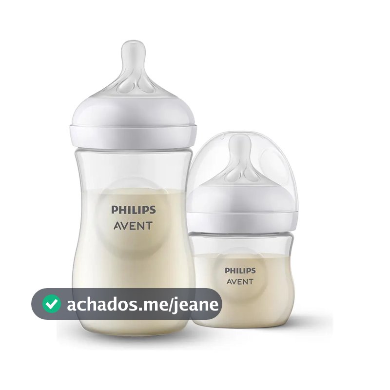 Kit Duplo Mamadeiras Pétala 125ml E 260ml - Scd838/26 Avent