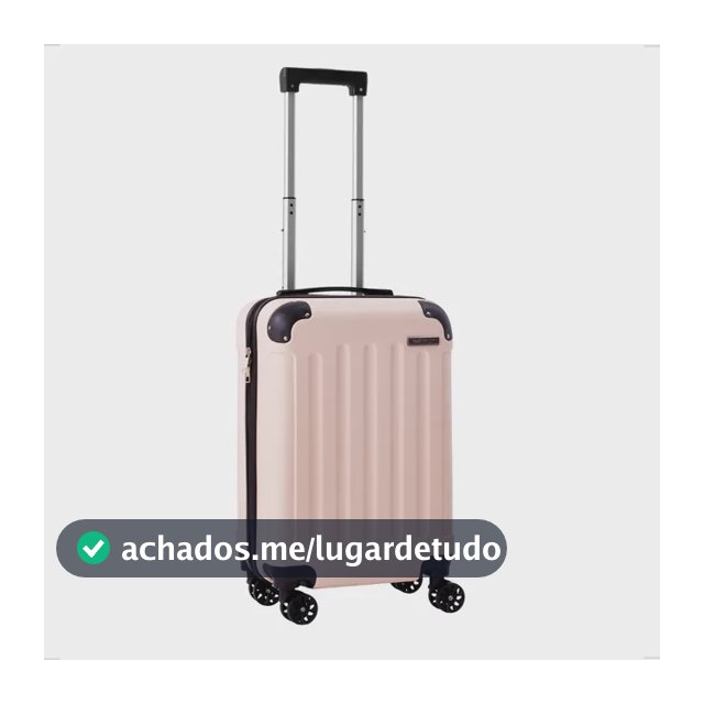 Mala De Viagem Bordo Mão Pequena 10kg Abs Cadeado 360