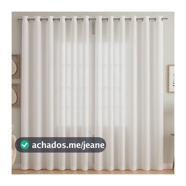 Cortina Microfibra 6 Metros Para Sala Luxo Decoração