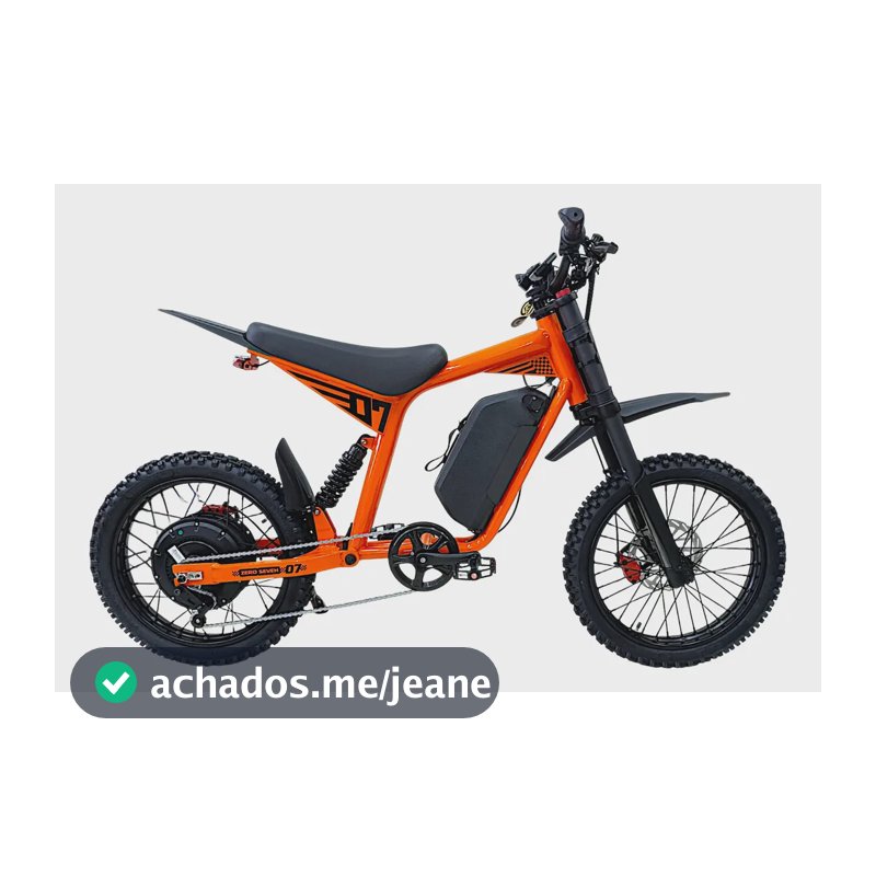 Bicicleta Eletrica Mangosteam Ft-07 - 3000w Uni / Laranja